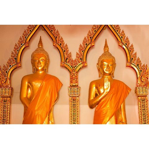 Thailand Buddha statues in temple